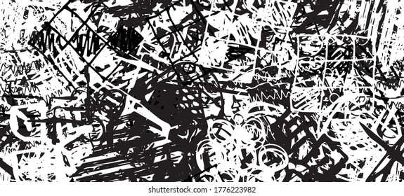 Sketch draw backdrop material. Abstract geometric pattern