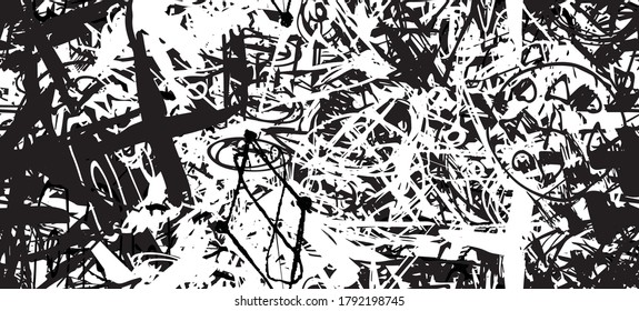 Sketch draw backdrop material. Abstract geometric pattern