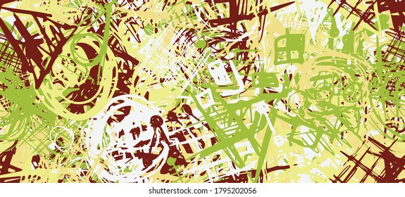 Sketch draw backdrop material. Abstract geometric pattern