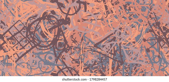 Sketch draw backdrop material. Abstract geometric pattern