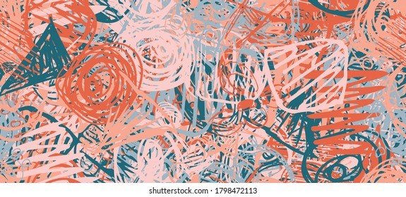 Sketch draw backdrop material. Abstract geometric pattern