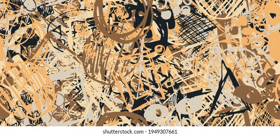 Sketch draw backdrop material. Abstract geometric pattern