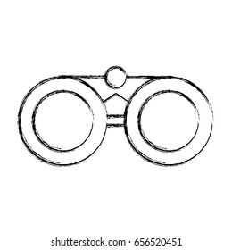 sketch draw binoculars cartoon
