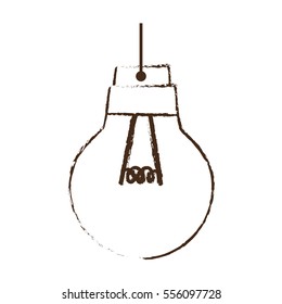 sketch draw bulb light idea creativity sketch vector illustration eps 10