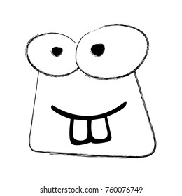 sketch draw funny toad face