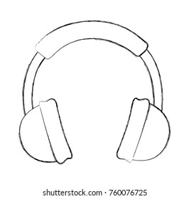 Sketch Draw Headphones Cartoon Stock Vector (Royalty Free) 760076725 ...