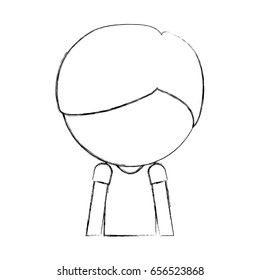 sketch draw little boy