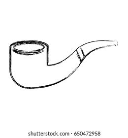 sketch draw smoke pipe