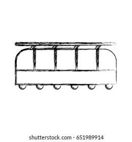 sketch draw train cartoon