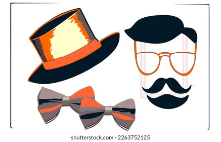 sketch drawing of a male face with glasses and a hat