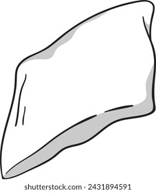 Ilustración vectorial de almohada de dibujo