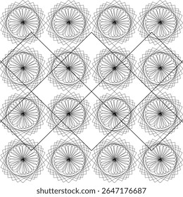 sketch, drawn, monochrome, fabric pattern, seamless pattern, hand, icon, logo, symbol, optical, element, striped, circle, chain, flat, shape, luxury, vintage, wall, decor, black, texture, art, vector,
