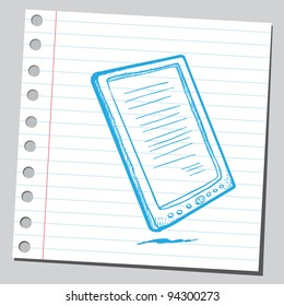 Sketch of a e-book