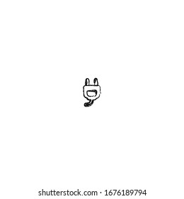 dibujo del diseño de caricaturas de enchufes eléctricos