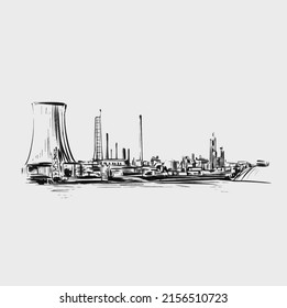 Sketch of the factory hand draw 