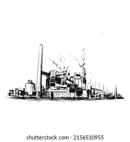 Sketch of the factory hand draw 