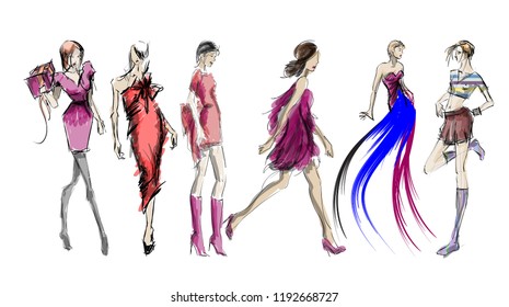 2,060,769 Fashion drawing Stock Vectors, Images & Vector Art | Shutterstock