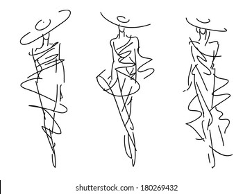 Sketch Fashion Poses