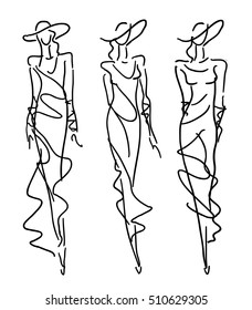 Sketch Fashion Poses 