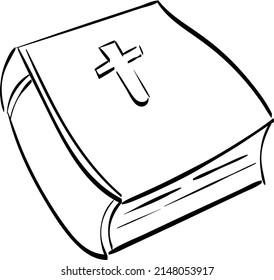 Sketch First Holy Communion Element Hand Stock Vector (Royalty Free ...