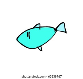 sketch of a fish