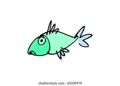 sketch of a fish