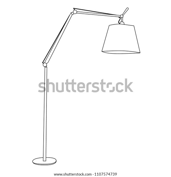 floor lamp drawing