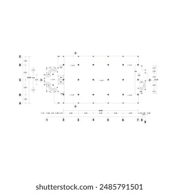 sketch the floor plan of the basement or car park