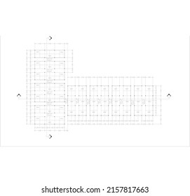 un bosquejo de un plano de planta para un puesto de comerciantes en el mercado, un bosquejo con dimensiones completas