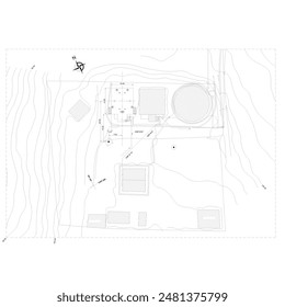 sketch a floor plan for storing water with a sketch of the contour of the reservoir