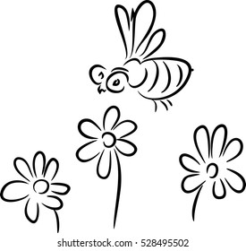 Sketch of flowers