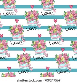 sketch flowers background, ornament vector, floral pattern, seamless flowers, bouquet of flowers