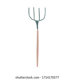 Sketch of a fork. Vector element for design.