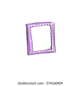 Sketch Frame Hand Draw Vintage Vector Illustration