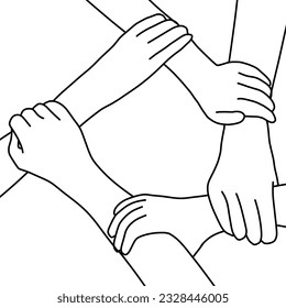 The Sketch of Friendship Symbol