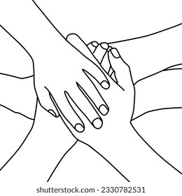 The Sketch of Friendship Symbol