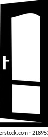 Sketch of the front door of the house that can be used as a logo