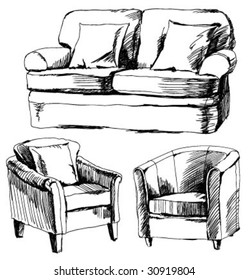 Sketch Of Furniture