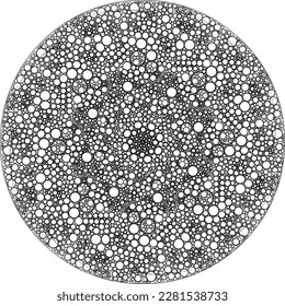 Sketch Geometric Vector Bubble middle