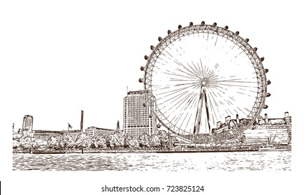 Big Ben illustration London Eye Drawing Computer Icons Line art grapher london  eye angle london monochrome png  PNGWing