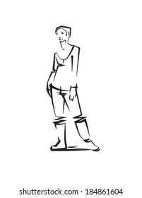 sketch girl