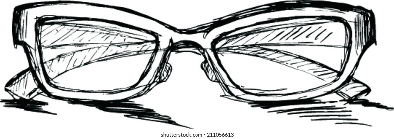 Sketch Of Glasses