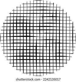 Sketch Grid, round stripe line background vector design. Great for mobile app, web design, banner, etc