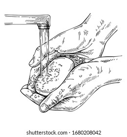 How To Draw Someone Washing Their Hands Step By Step - To Draw Someone 