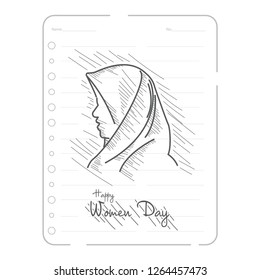 sketch happy women day