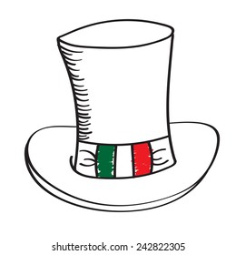Sketch hats for St. Patrick's Day.