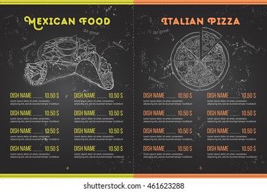Sketch horizontal menu design