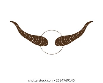 sketch of horn design illustration vector.eps 10