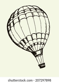 Sketch of Hot Air Balloon