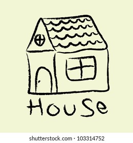 sketch of house